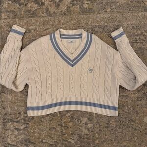 Aritzia TNA Clay Cropped Sweater - Size S